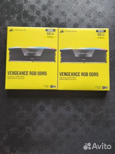 Corsair vengeance RGB DDR5 7200, 6600 MHz