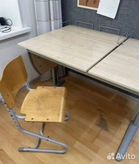 Растущая парта и стул Деми