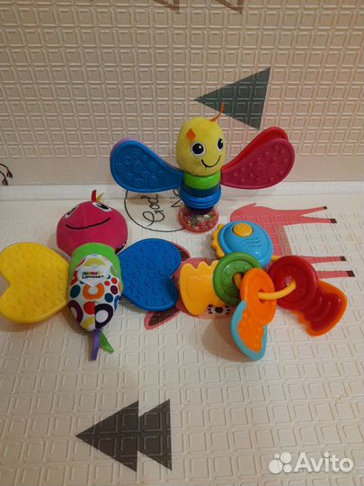Развивающие игрушки, грызунки(жирафик Софи)