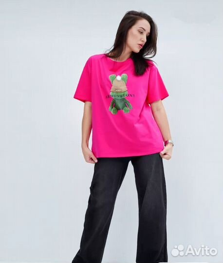 Футболка оверсайз из хлопка