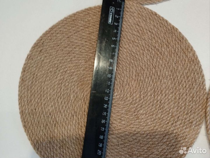 Джутовые салфетки б/у