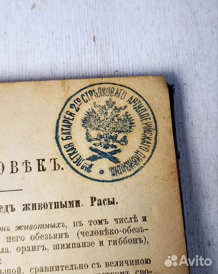 Книга по Медицине 1893 г с Военными Печатями