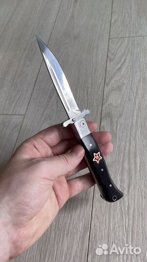 Нож Финка нквд черный складной