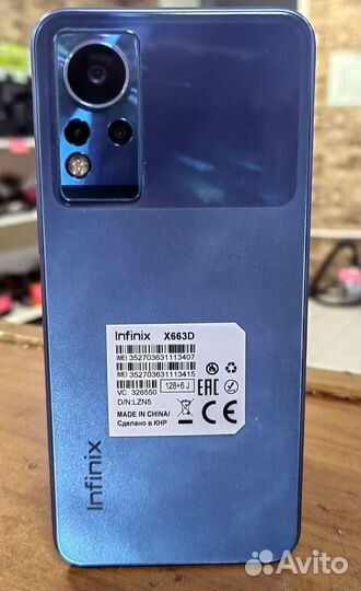 Infinix Note 12, 6/128 ГБ