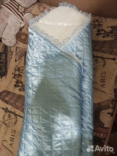 Тёплое одеяло на выписку