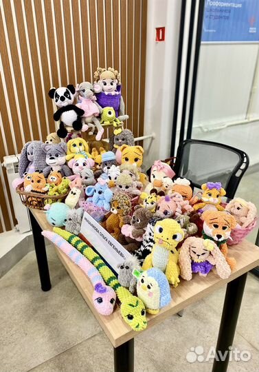 Вязаные игрушки ручной работы