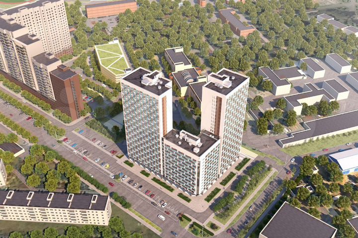 2-к. квартира, 56,5 м², 14/25 эт.