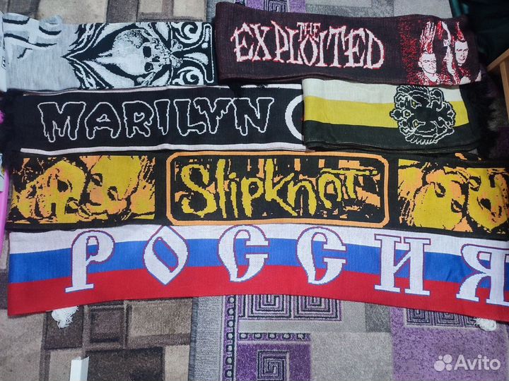 Рок атрибутика шарфы