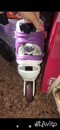 Ролики детские для девочек (хелеос)