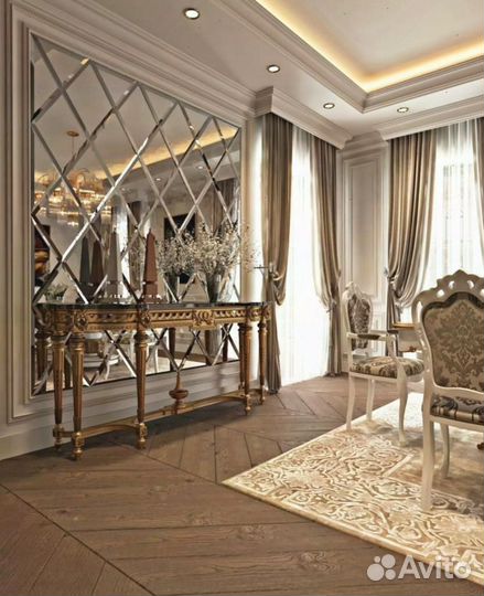 Панно зеркальное на заказ