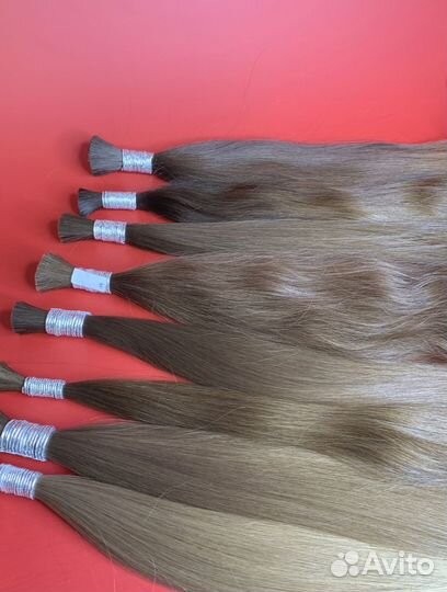 Детские волосы некрашеные, 40см