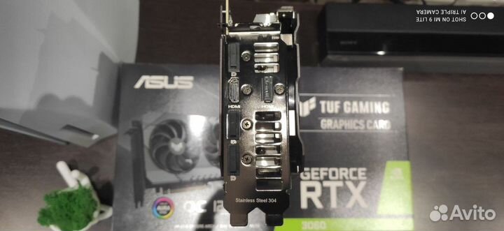 Видеокарта asus TUF Gaming GeForce RTX 3060 OC