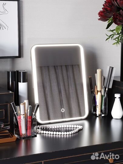 Гримерное настольное зеркало подсветка 350*450