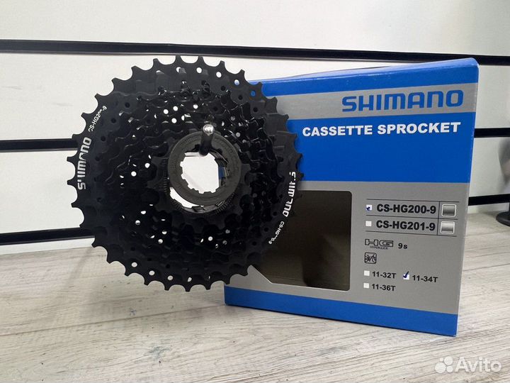 Кассета 9 скоростей Shimano Altus 11-34T