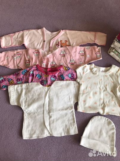 Вещи пакетом от 0 до 1 месяца