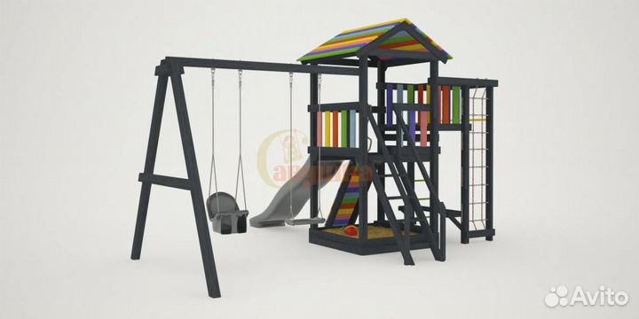 Детская площадка Савушка 5 (black edition)