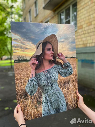 Портрет по фото на холсте, картина на холсте