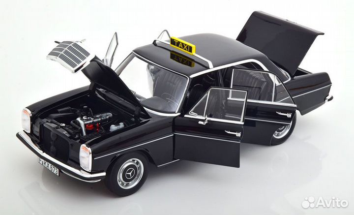 1/18 1968 Mercedes-Benz 200/8 W115 такси Norev