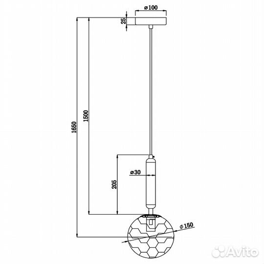 Люстра Freya Zelda FR5122PL-01BS - мятая коробка