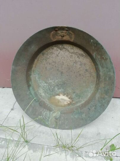 Латунный таз для варенья. Царская Россия