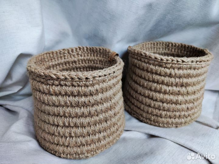 Комплект корзин для хранения.ручной работы