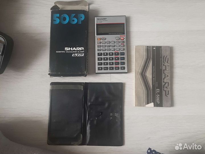 Калькулятор СССР Sharp el-506p