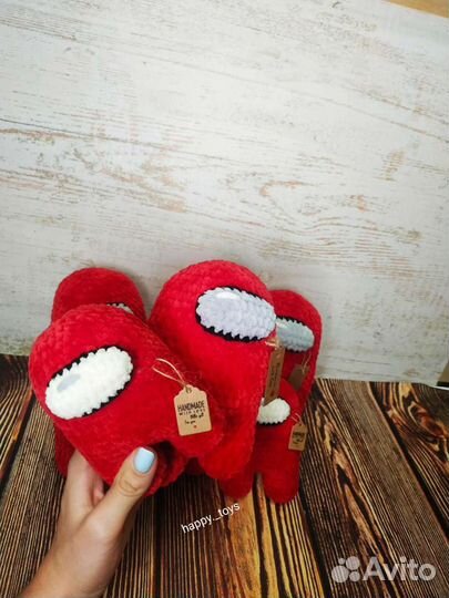 Игрушка ручной работы - герой Амонг Ас(Among Us) в