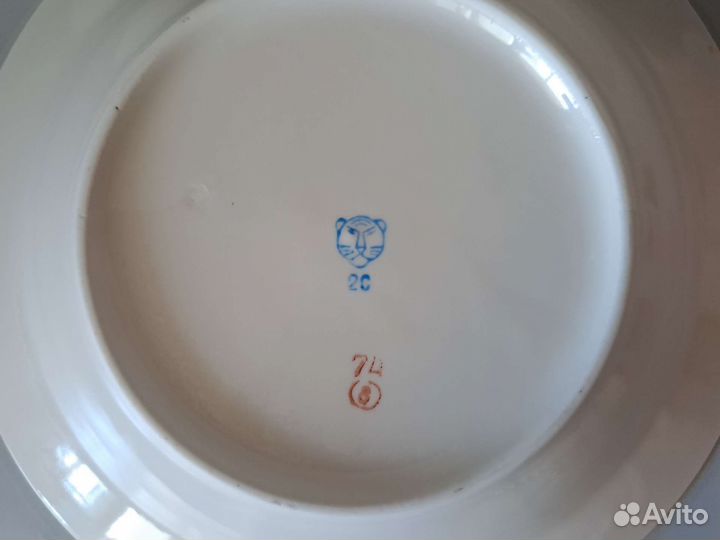 Тарелки суповые глубокие СССР вфз