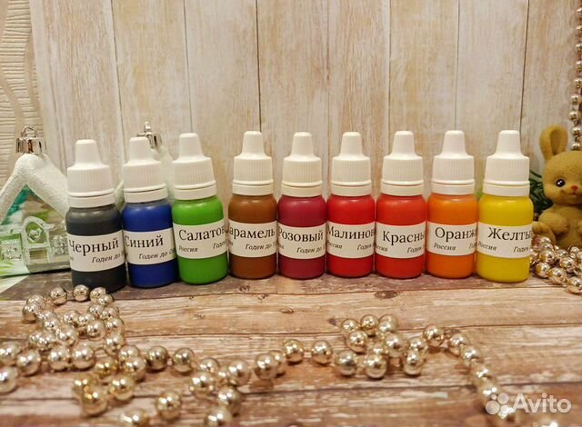 Пигменты, отдушки для мыла