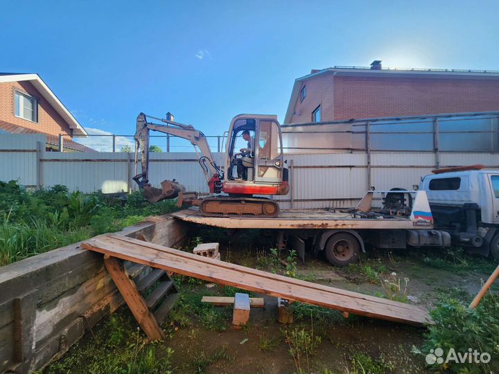 Аренда мини экскаватора, мини погрузчик