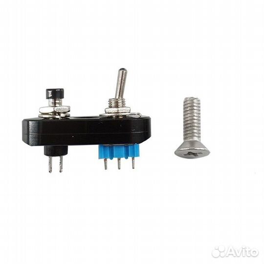 Блок тумблер + кнопка без фиксации