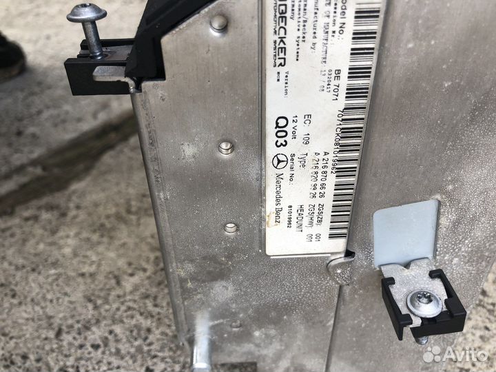 Магнитола Mercedes CL 216 S w221