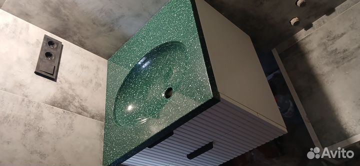 Столешница в ванную из акрила от производителя