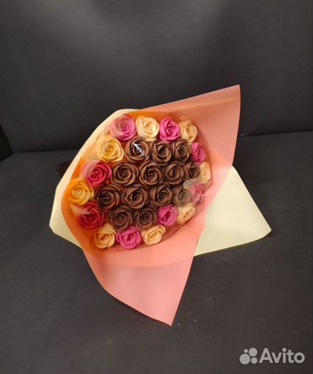 Шоколадные Розы - 29 шт в Букете