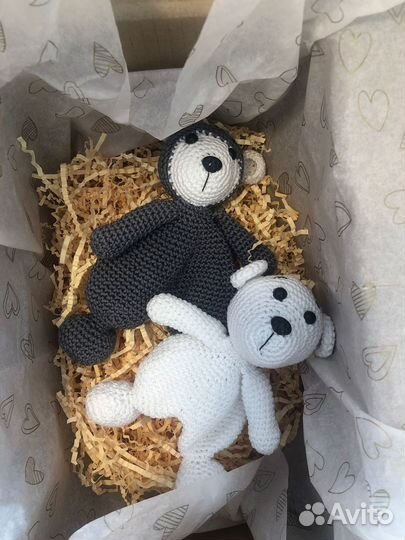 Мягкие игрушка Комфортер Мишка Набор для малыша