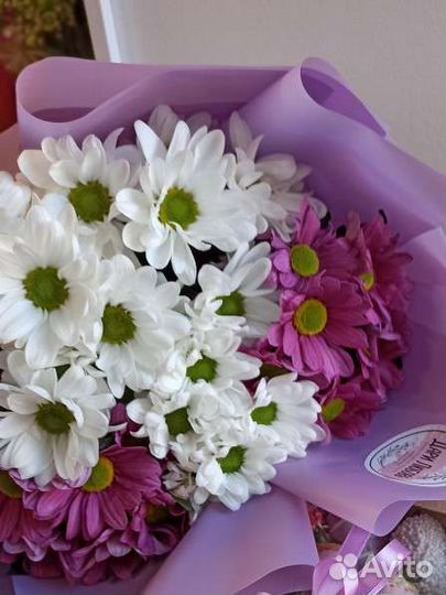 Набор цветы и клубника