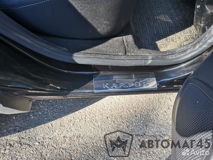 Накладки на пороги Renault Kaptur 4шт нерж.сталь