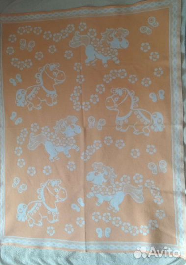 Одеяло байковое детское плед