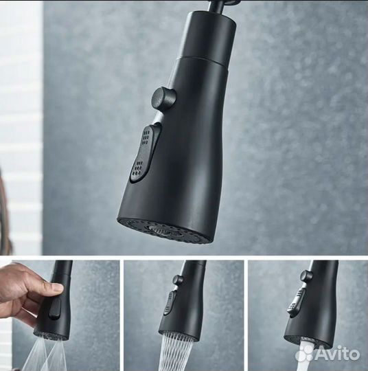 Смеситель для кухни с водопадом