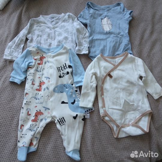 Боди, ползунки,слипы на мальчика размер 56-62