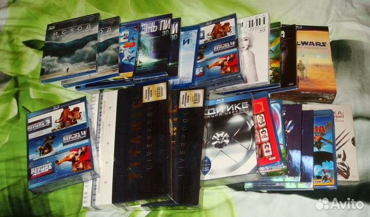 Blu Ray диски 3D, коллекционные, новые