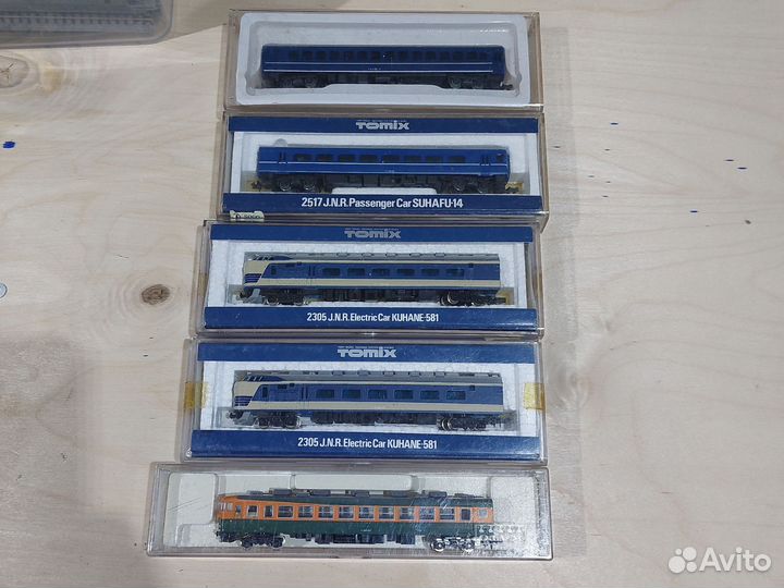 Вагоны tomix для N