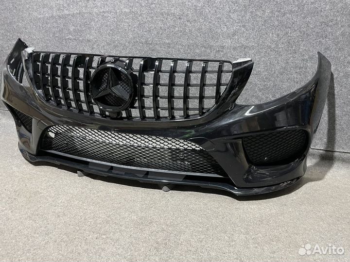 Бампер передний Мерседес GLE 166 AMG гле 166 амг