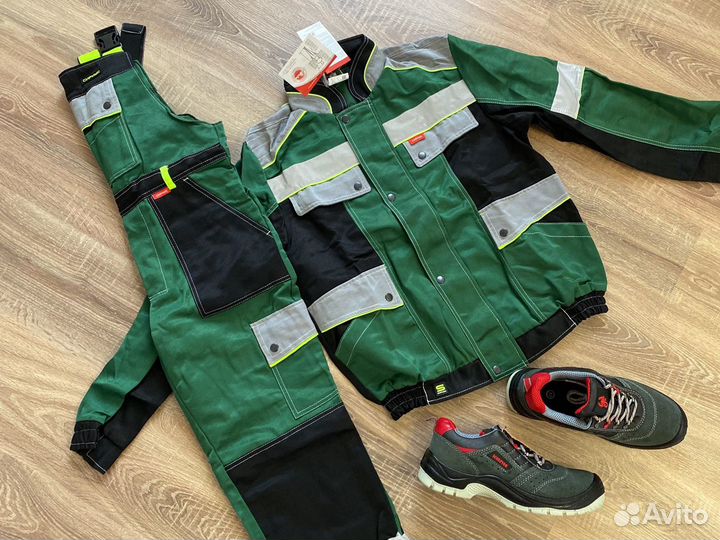 Костюмы рабочие Polinom green. Спецодежда