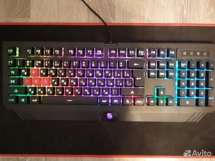 Игровая клавиатура bloody B120 neon