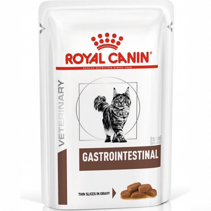 Royal canin Gastrointestinal - 8 пачек паучи