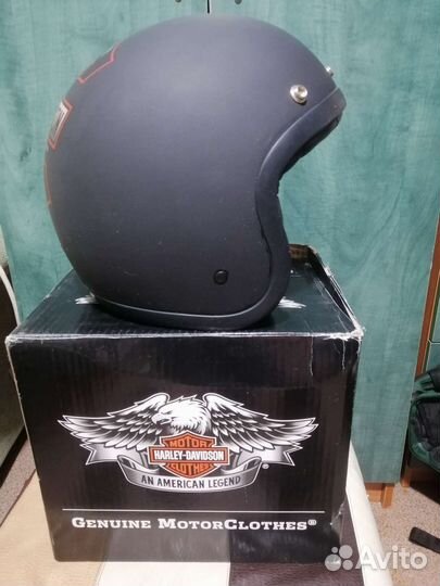 Мотошлем 3/4 Harley Davidson новый