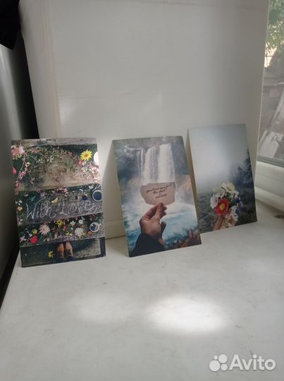 Оригинал,Набор постеров / открыток 3 шт Икеа