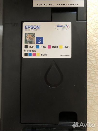 Цветной струйный принтер epson stylus sx130