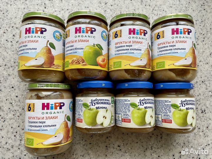 Пюре Hipp, бабушкино лукошко